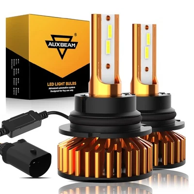 AUXBEAM HB1 9004 LED Headlight Bulbs Hi/Lo Beam 90W 25000LM 6500K Super Bright - Image 1 of 4