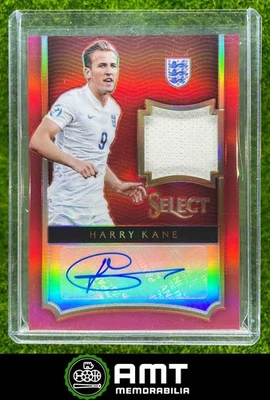 Camiseta deportiva Panini Select #JA-HK Harry Kane 2015 roja automática Prizm 21/49 Inglaterra Foto 1 de 3