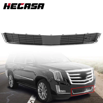 For 15-2020 Cadillac Escalade New Front Bumper Chrome Trim Grille Lower Face bar - Image 1 of 4