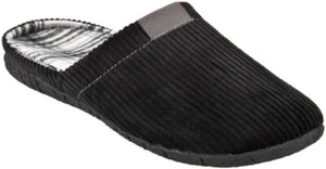 New men's Foamtreads RUSSELL open back corduroy slippers - Picture 1 of 3