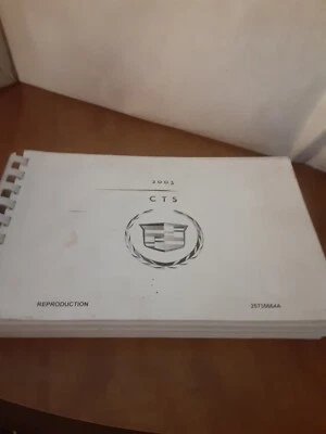 Cadillac CTS 2003 reproducción manual del propietario Foto 1 de 4