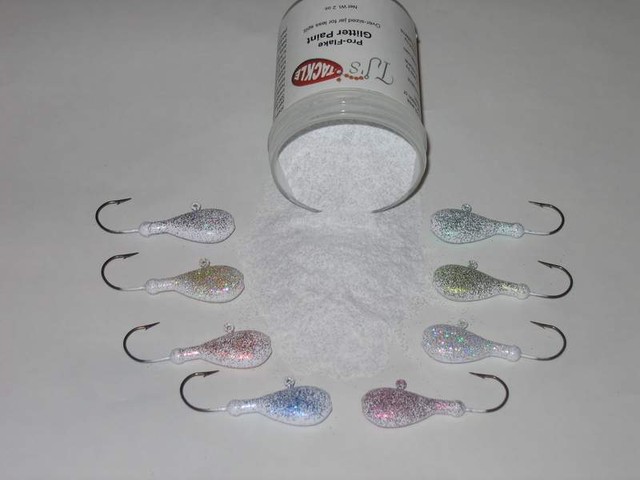 PRO TEC POWDER PAINT 3OZ JAR JIG PAINT U PICK LURE PAINT PROTEC POWDER PAINT