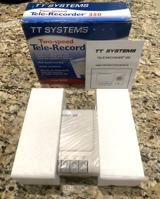 2 Speed Tele-Recorder, TT Systems Model TR-350 - Image 1 of 4