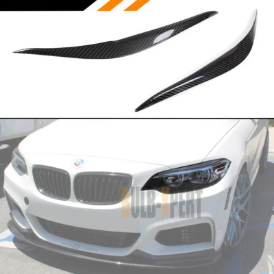 PARA BMW SERIE 2 F22 M235i M2 FIBRA CARBONO FARO TAPA PÁRPADO CEJA 14-21 Foto 1 de 4