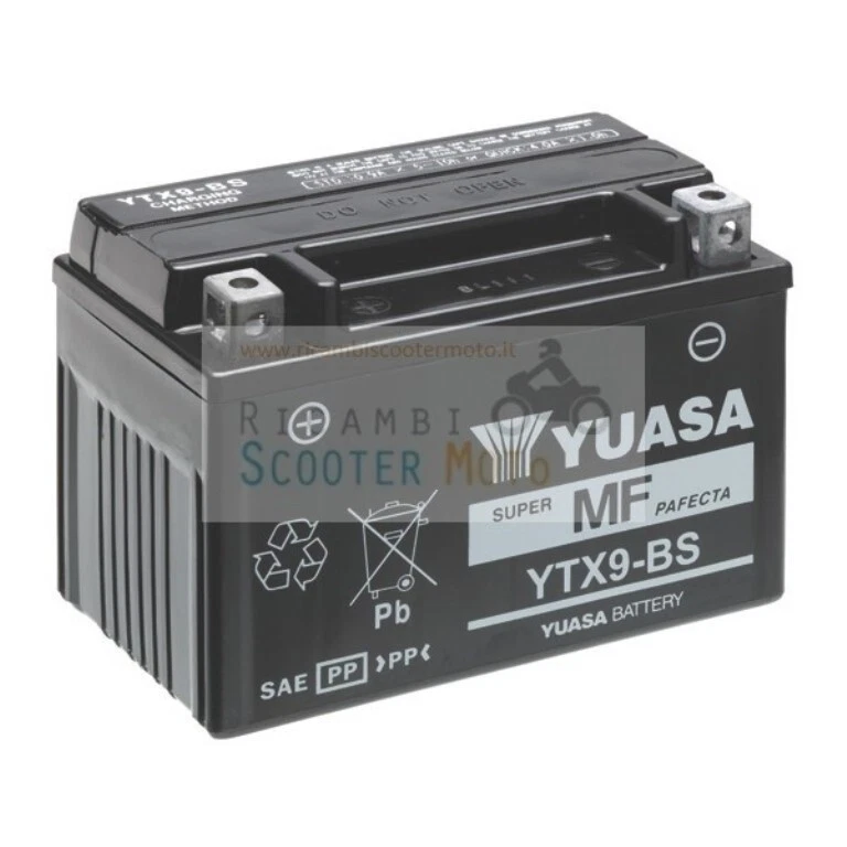 Batería Yuasa Ytx9-Bs Kawasaki Z 1000 11/13 ABS izquierda sin ácido kit 0650990#13 Foto 1 de 1