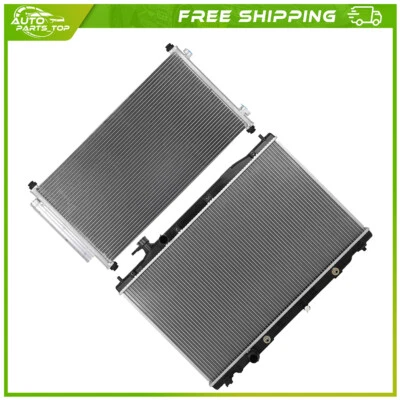 Aluminum Radiator and A/C Condenser Cooling Kit For 2010-2011 Honda CR-V - Image 1 of 4