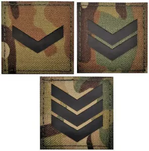Rank Patch Official VELCRO® IR Reflective Military RAF Army Navy Combat multicam - Picture 1 of 6