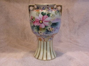 Handbemalte Nippon Blumenvase REDUZIERT - Bild 1 von 3