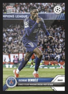 2024/2025 TOPPS NOW UCL ⭐ OUSMANE DEMBELE ⭐ PSG ☄️ N. 146 - Imagen 1 de 2