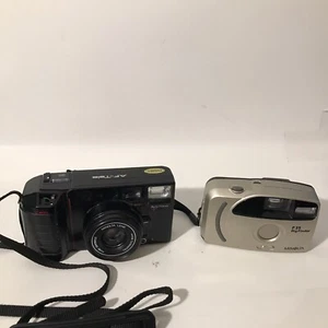 MINOLTA AF-Tele 35MM Film Camera Vintage Japan F35 38-60MM Lens Not Working Lot - Picture 1 of 10