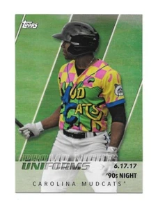 2019 Topps Pro DeBut CAROLINA MUDCATS Promo Night Uniforms #PN-90N - Picture 1 of 1