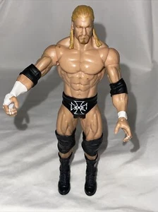 2010 WWE Triple H (HHH) Mattel Basic 7" Wrestling Action Figure Posable Loose - Picture 1 of 8