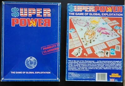 Super Power  "Games Workshop"  The Game of Global Exploitation  Board Game - Image 1 of 4