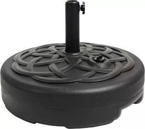 Helios&Hestia Heavy Duty Plastic Base Stand for Outdoor Patio Market Umbrella, 1 - Picture 1 of 12