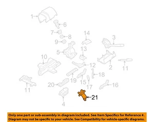 FORD OEM 09-19 E-150 Steering Column Shroud, Switches Levers-Actuator DC2Z3Z719A - Picture 1 of 2