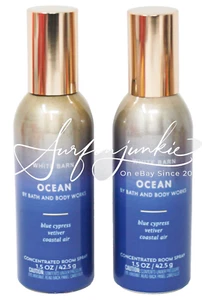 Bath & Body Works Concentrated Home Room Spray 1.5 oz 2 Pc Men's Mens Ocean New - Picture 1 of 1