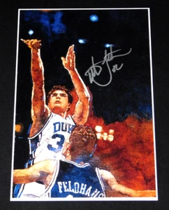 ¡FOTO FIRMADA POR EL DUQUE CHRISTIAN LAETTNER 12X18 DEMONIOS AZULES!!¡! - Imagen 1 de 2