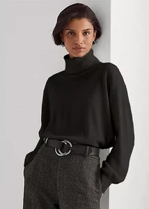 NEU RALPH LAUREN Damen 100% Kaschmir Rollkrage Kurz Strickpullover XS S M $325 - Bild 1 von 14