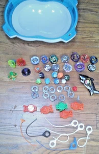 Beyblade Burst Rise Stadium Arena w  50 Risers Lot. Parts Pieces LaunchersEUC - Picture 1 of 8