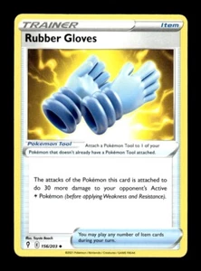 Pokemon Evolving Skies RUBBER GLOVES 156/203 - Picture 1 of 1