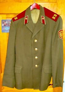 Cold war Era SOVIET Russia USSR Russian Army Dress Uniform Jacket