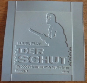 Rarität: Druckplatte KARL MAY Der Schut LEX BARKER - Picture 1 of 1
