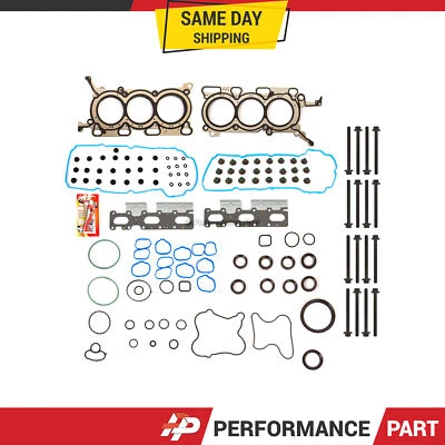 Full Gasket Set Head Bolts Fit 09-10 Ford Flex Edge Taurus Lincoln MKZ MKX 3.5L - Image 1 of 4