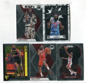 James Harden 5 Card Basketball Card Lot HOUSTON ROCKETS OKC THUNDER (LOT 12) - Picture 1 of 1