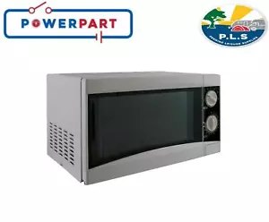 PLS Low Wattage Microwave Oven 17L Silver Caravan Motorhome Camper ET1760 - Picture 1 of 8