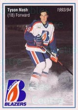1993-94 Kamloops Blazers #18 Tyson Nash