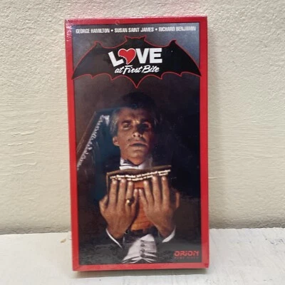 Love at First Bite (VHS, 1979)  Comedy Horror Factory Sealed Orion Watermark - Image 1 of 4