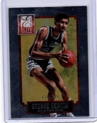 George Gervin # 734 / 999 Limited Donruss Elite Card 13-14 San Antonio Spurs - Image 1 of 2
