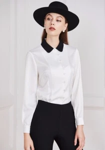 Custom Made To Order Business Career Workwear Blouse Shirt Top Plus 1x-10x Y336 - Picture 1 of 5
