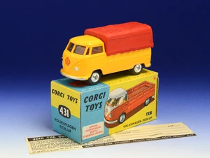 Corgi Toys VOLKSWAGEN PICK UP Nr.431  1964 VINTAGE  MINT ! OVP ! TOP ! - Bild 1 von 16