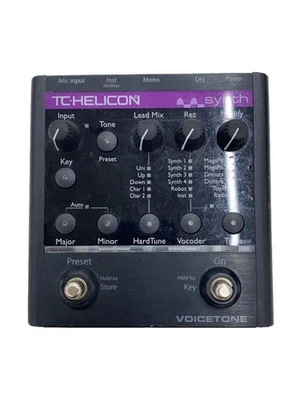 TC Helicon VoiceTone Synth Vocal Effects Processor Tested Working Japan Import - Image 1 of 4