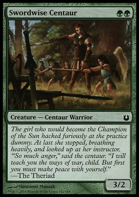 LP Swordwise Centaur (142) Born of the Gods MTG - Image 1 of 1