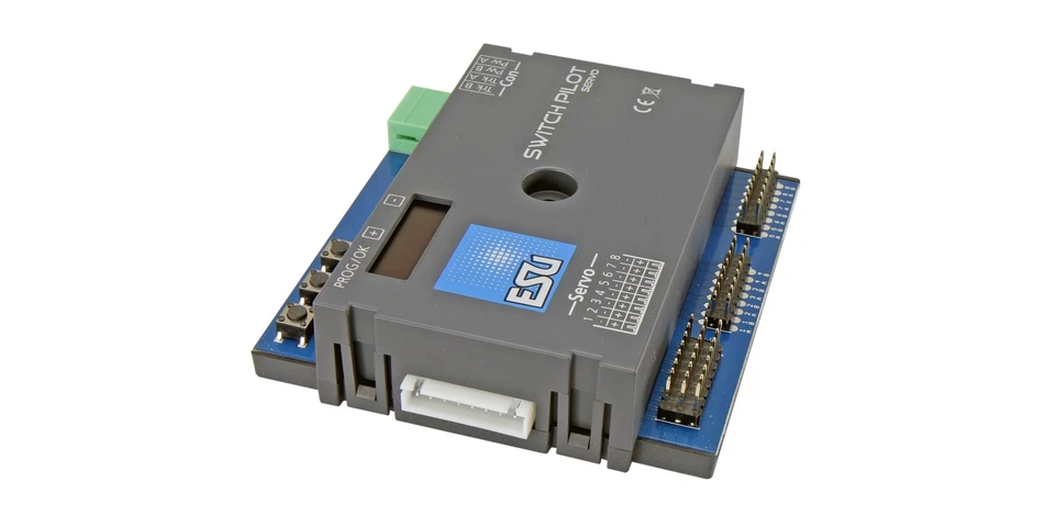 ESU 51832 SwitchPilot 3 Servo, 8-fach Servodecoder, DCC/MM, OLED, mit RC-Feedbac - Bild 1 von 1