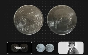 2023-P Bessie Coleman quarter multiple Errors AU(About Uncirculated) - Picture 1 of 3