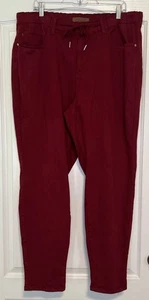 Judy Blue Airplane Mode Hose Damen 18W Red Garment Dyed Jeans - Bild 1 von 9