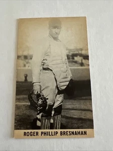 1960-61 Wrigley Field Exhibit Card 1961 Roger Bresnahan SET BREAK EX RARE - Picture 1 of 7
