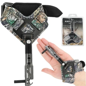 Bogenschießen Release Aids Handgelenkschlaufe Trigger Caliper Compoundbogen Jagd - Picture 1 of 17