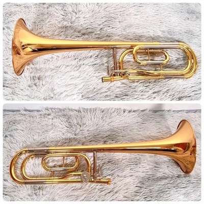 YAMAHA Tenor Bass Trombone YSL-456G Used with Hard Case Mouthpiece - Image 1 of 4
