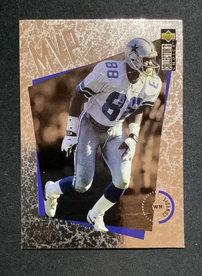 1996 Upper Deck Collector's Choice MVP Michael Irvin Dallas Cowboys #M11 - Image 1 of 2