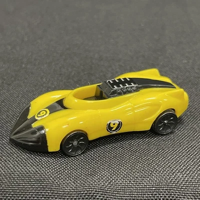 Hot Wheels 2011 Yellow GMI Promotional Speed Racer X Pullback Action Plastic Car - Image 1 of 4