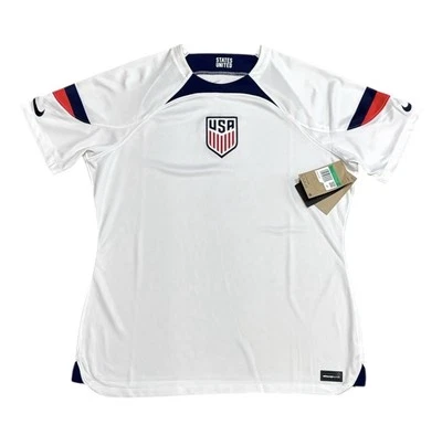 NWT US Women USWNT USA Women National Team 22-23 White Home Soccer Jersey XL - Image 1 of 4