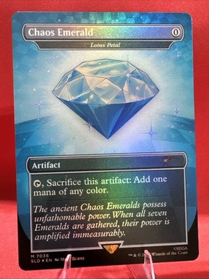MTG💥Chaos Emerald💥Lotus Petal (7036) 💥Secret Lair Drop (SLD)💥M 7036💥Foil - Image 1 of 2