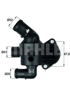 MAHLE TI 15 87 THERMOSTAT COOLANT - Image 1 of 2