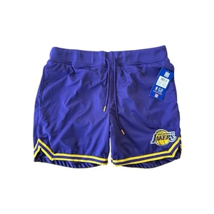 Ultra Game NBA Men's XL Los Angeles Lakers Basketball Shorts Purple NWT - Picture 1 of 7