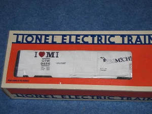 1986 Lionel 6-9486 GTW I Love MI Michigan Box Car New L2254 - Picture 1 of 2