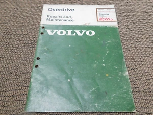 1976 Volvo Service Manual Overdrive TP30058 45001.01.80 - Picture 1 of 2